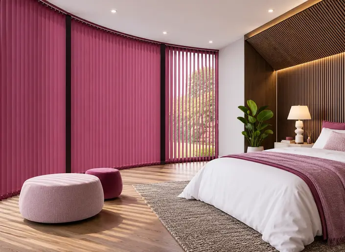 Bella vertical Blinds in a East Yorkshire Bedroom Bella vertical Blinds in a East Yorkshire Bedroom