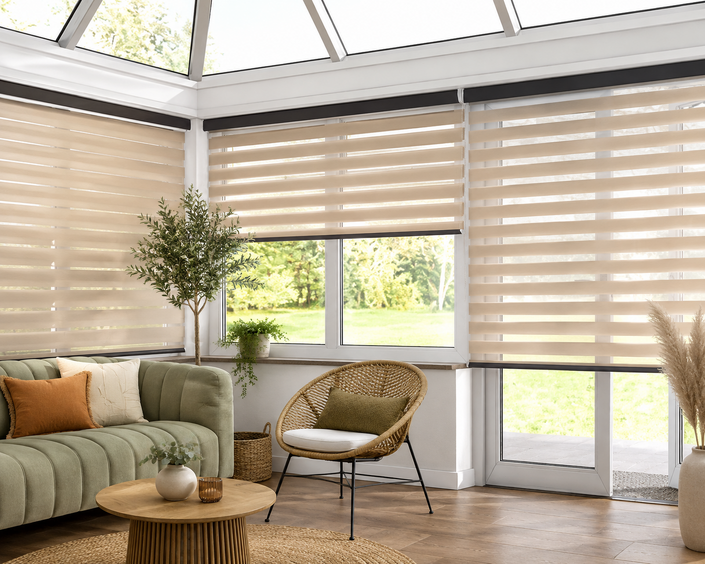 Day and Night Blinds in Hull Conservatory