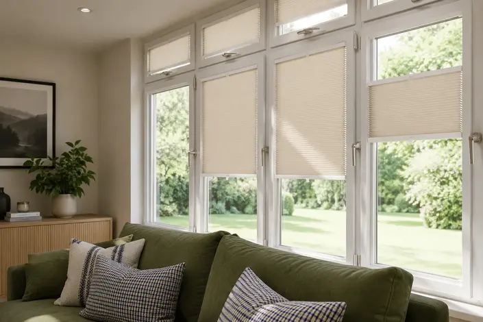 Fit in Frame Honeycomb Pleated Blinds Hull
