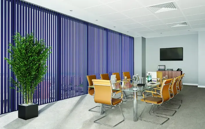 Vertical Blinds in Hull Office Directors Suite