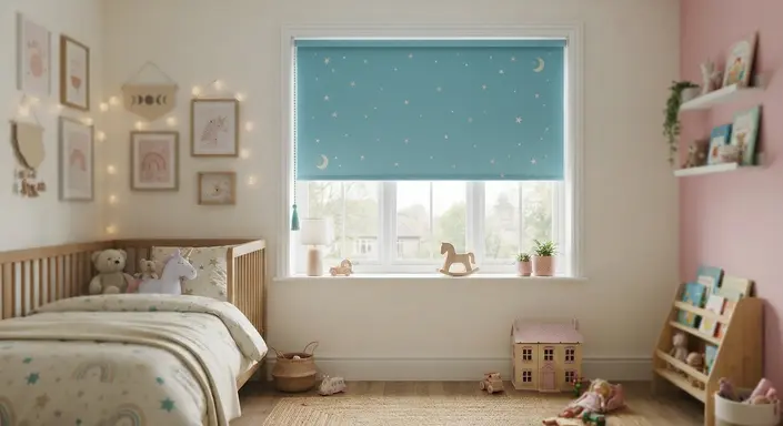 Roller Blinds in Children's Bedroom in Hull