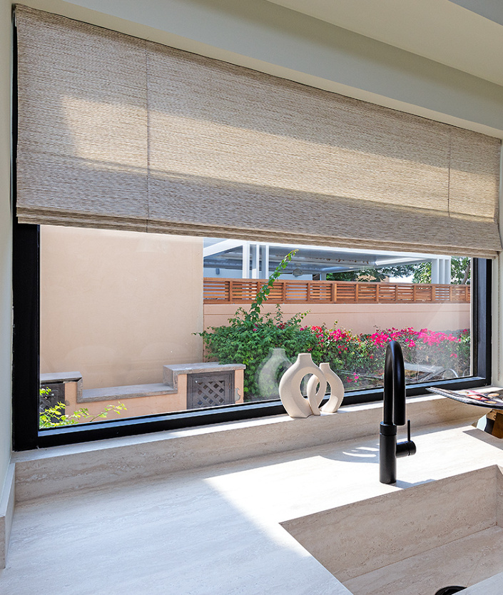 Modern Roman Blind in Hull Kitchen